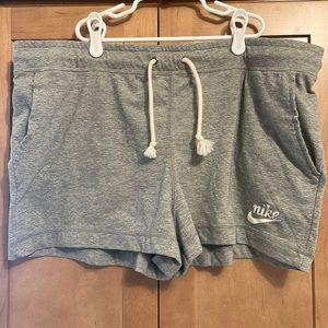 Nike Sportwear Gray Cotton Shorts - Brand New with Tags